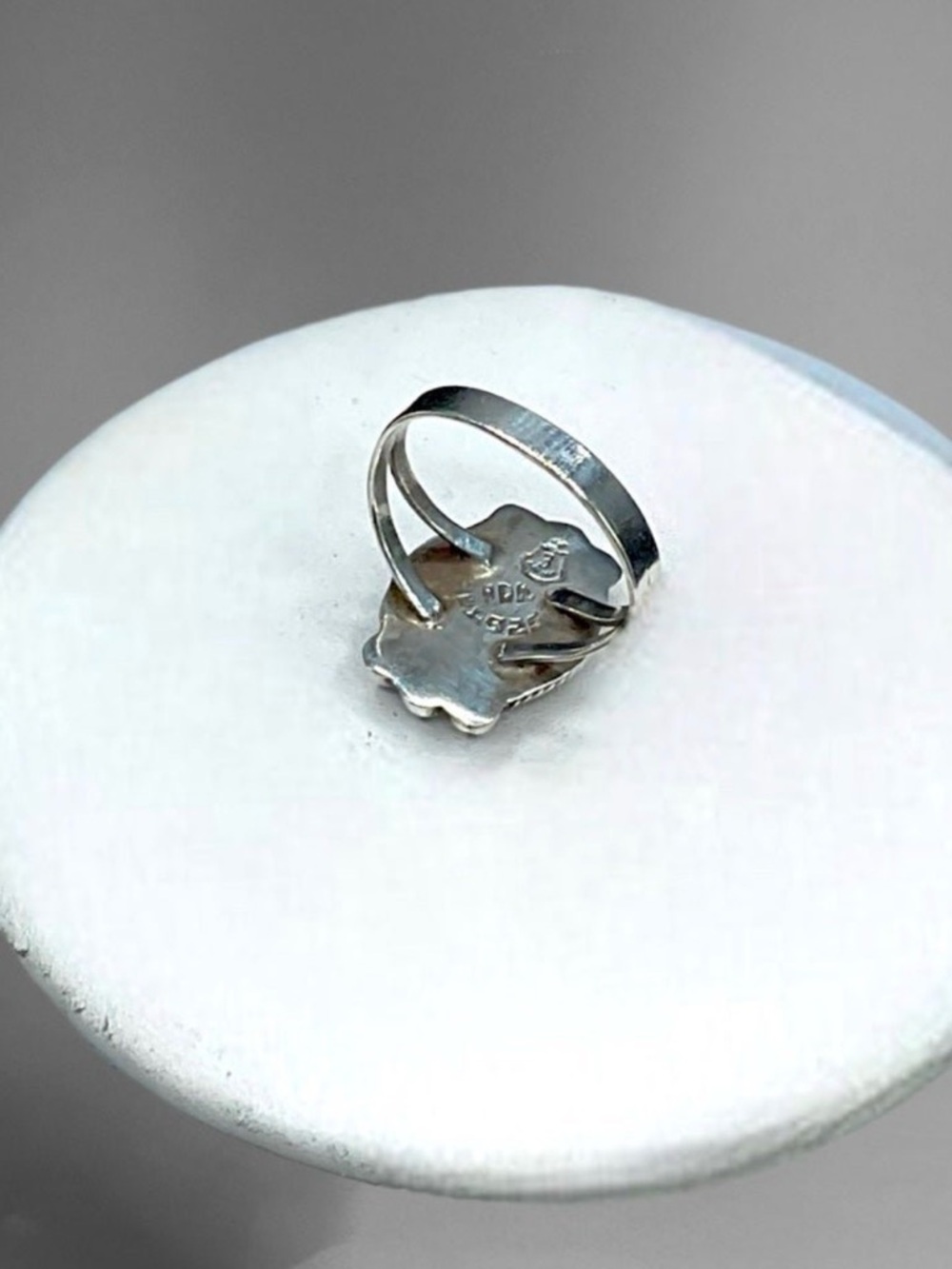 🌺Vintage Taxco Sterling & Abalone Ring - Picture 8 of 11